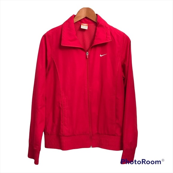 NIKE The Athletic Dept Vintage Pink Full Zip Track Jacket Size Youth L(12/14) - Picture 1 of 11